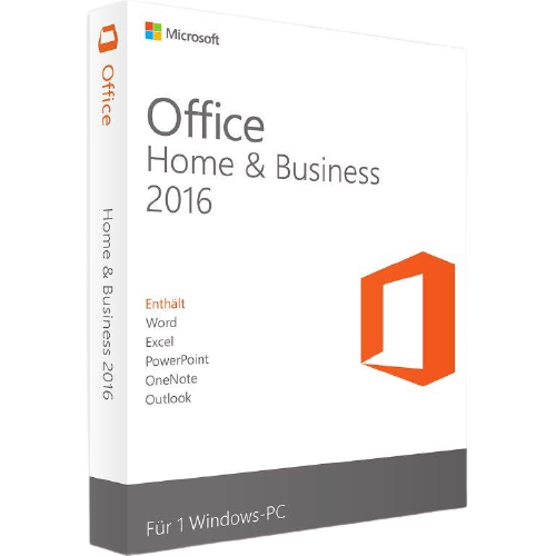 Office 2016 Home & Business, Vollversion, ESD, 32- und 64-bit Ausführung
