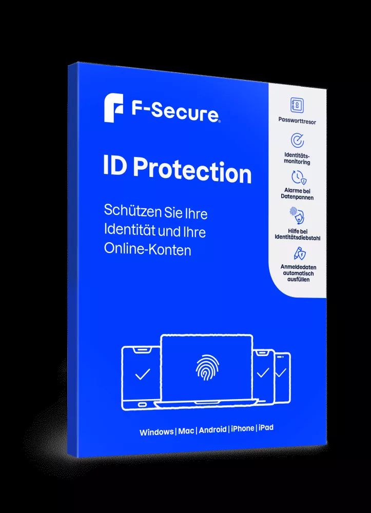 F-Secure ID Protection (10 Devices - 1 Year) ESD, refurbished Computer