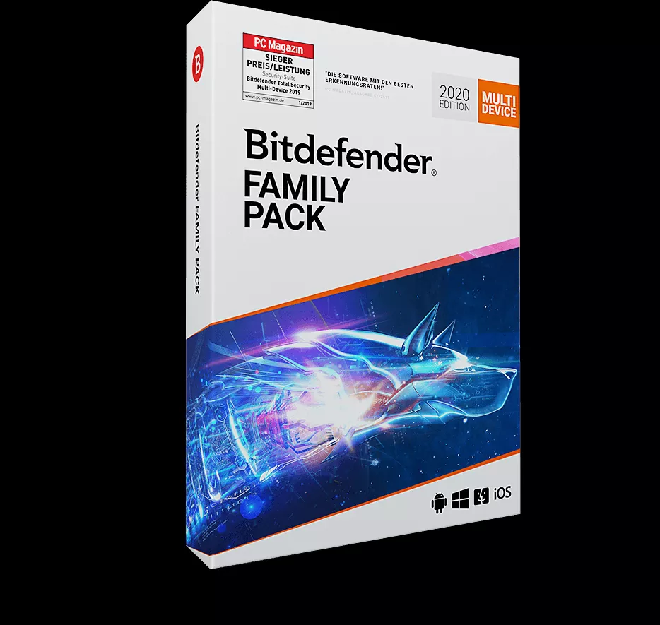 Bitdefender Family Pack (15 Devices - 2 Years) EU ESD, refurbished Computer