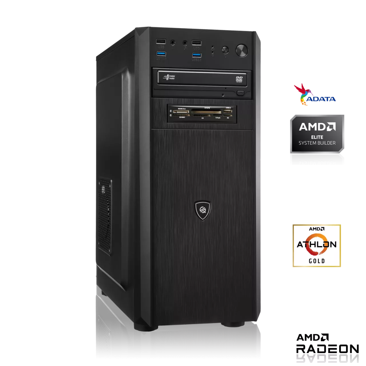 OFFICE PC | AMD Ryzen 3 4300G 4x3.50GHz | 8GB DDR4 | Radeon Grafik | 256GB M.2 SSD